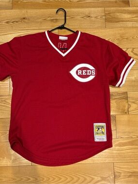 Bench Cincinnati Reds Red Jersey with White Trim